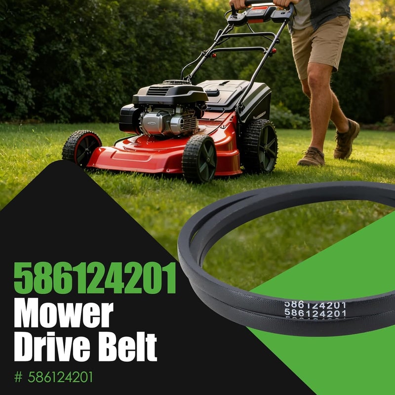 GEATaaT 586124201 Mower Drive Belt Fit for Husqvarna 22 inch AWD Walk-Behind Garden Lawn Mowers - Image 2